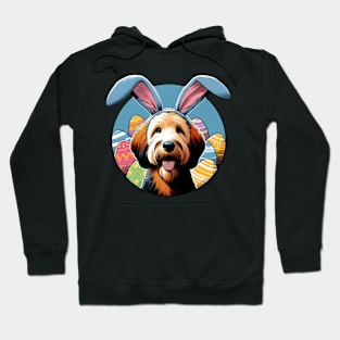 Otterhound's Easter Delight with Bunny Ears and Eggs Hoodie